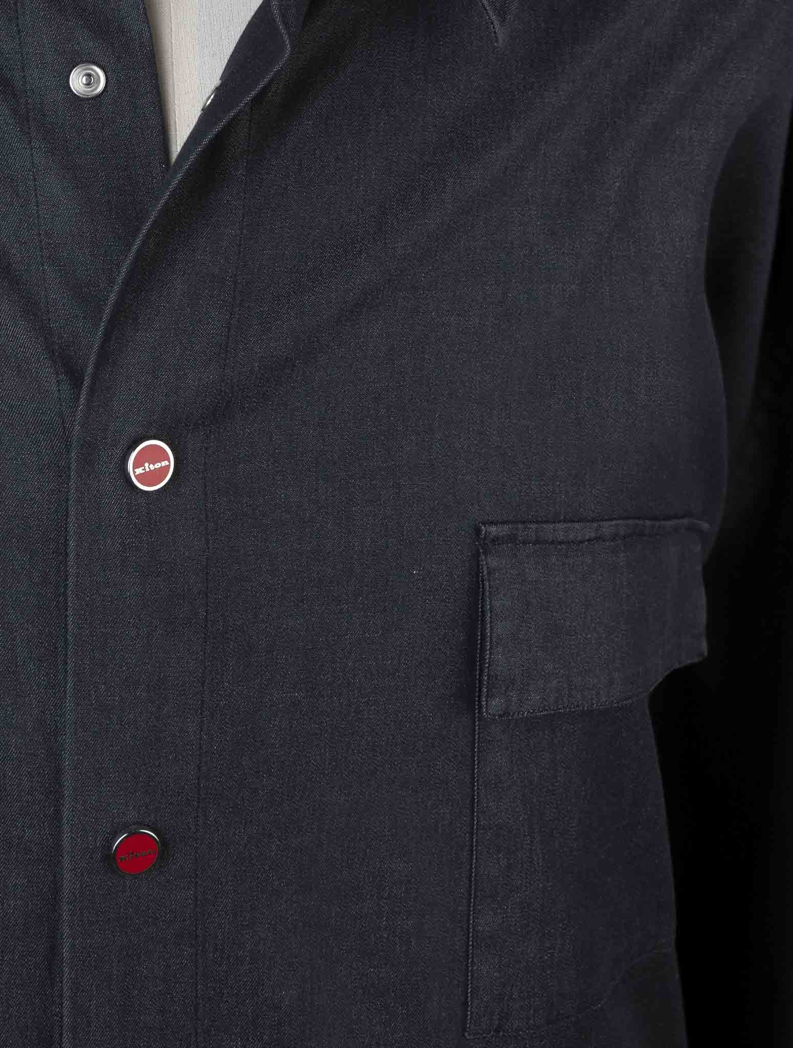 Kiton Gray Cotton Ea Shirt BUBA