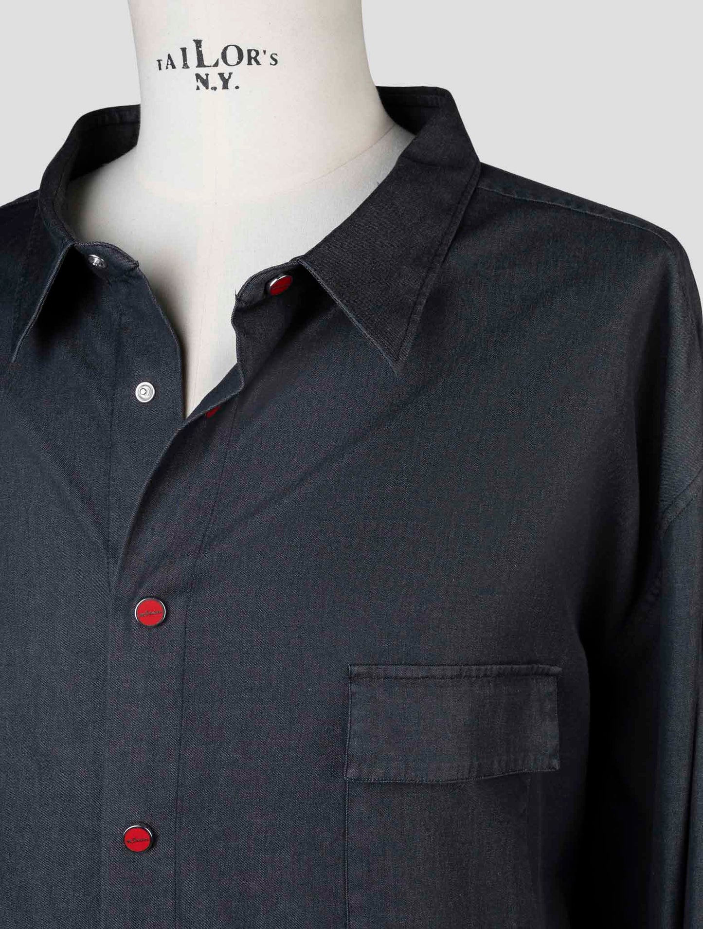Kiton Gray Cotton Ea Shirt BUBA