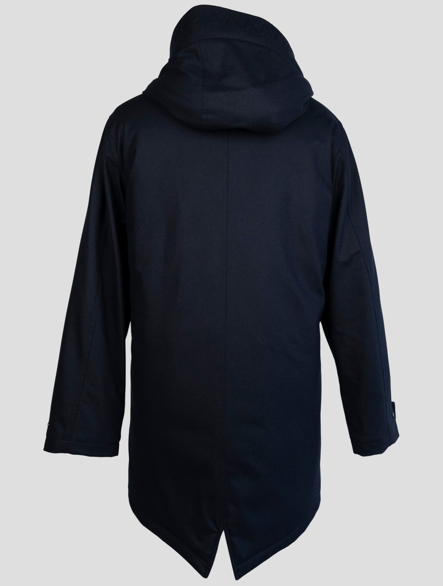 Kiton Blue Cashmere Pa Overcoat