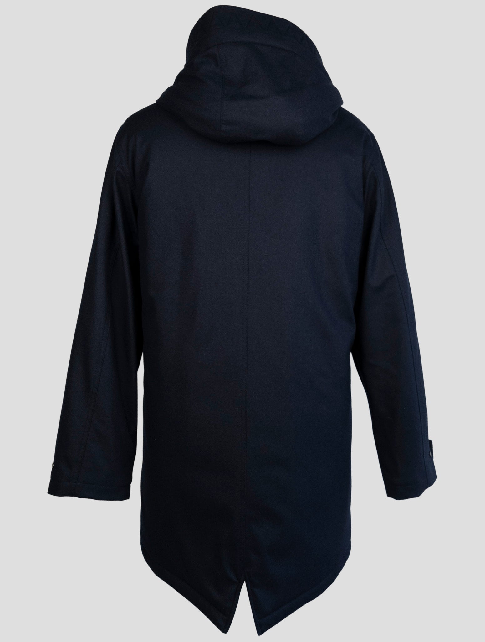 Kiton Blue Cashmere Pa Overcoat