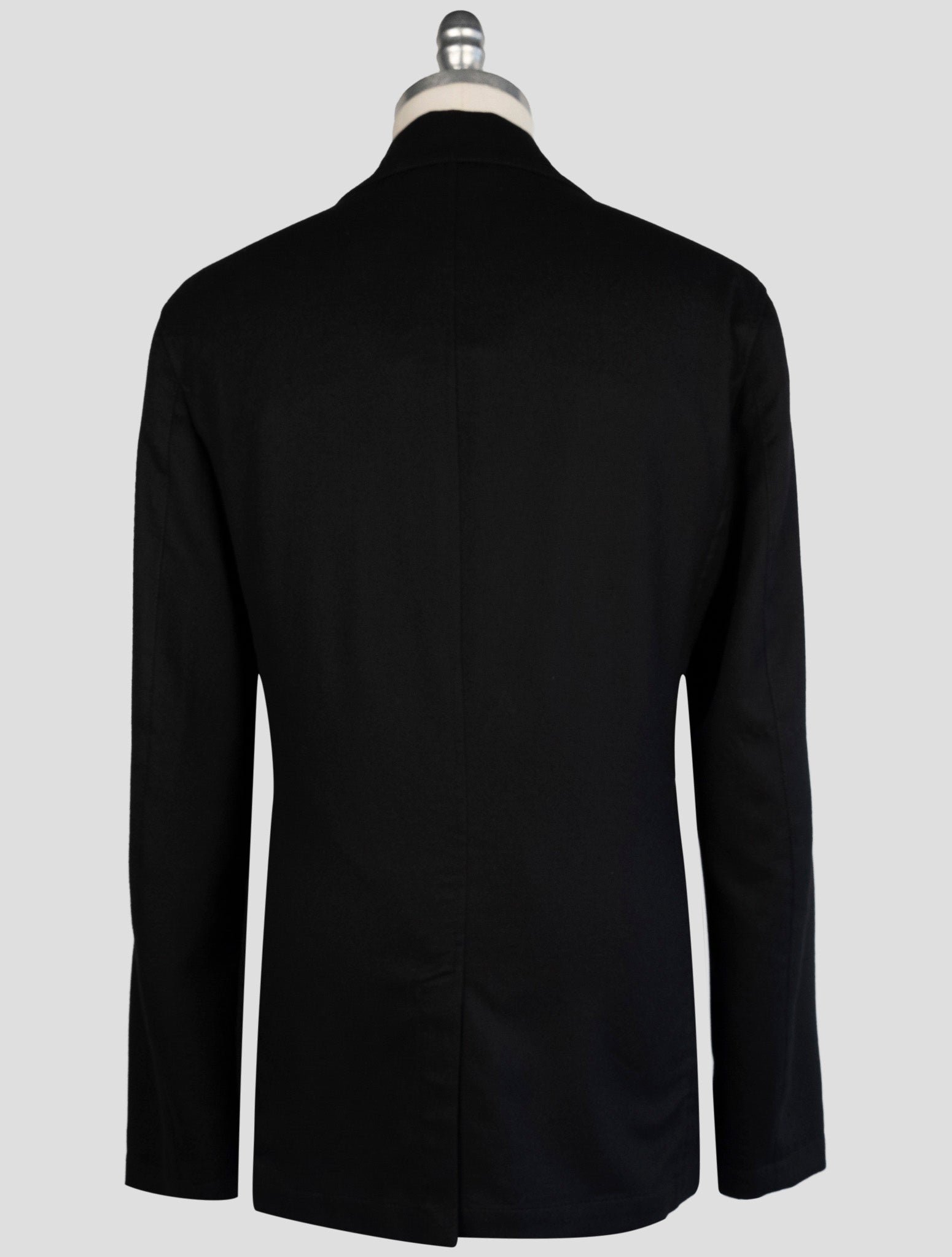 Kiton Black Cashmere Coat