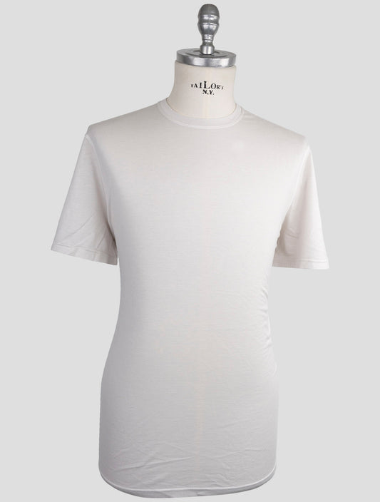 Kiton Gray Cotton Cashmere T-Shirt