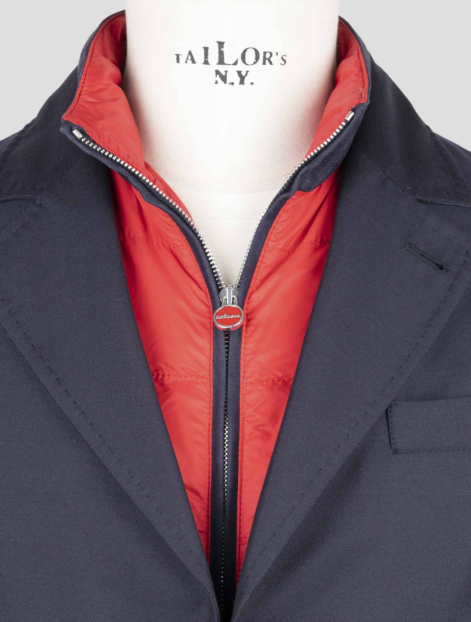 Kiton Blue Cashmere Pa Coat