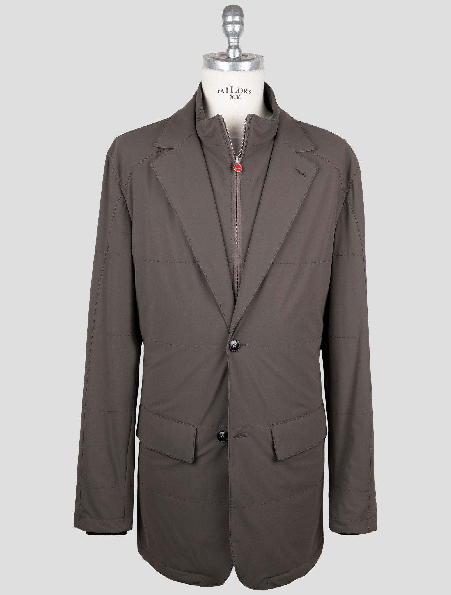 Kiton Brown Pa Ea Overcoat