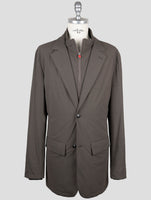Kiton Brown Pa Ea Overcoat