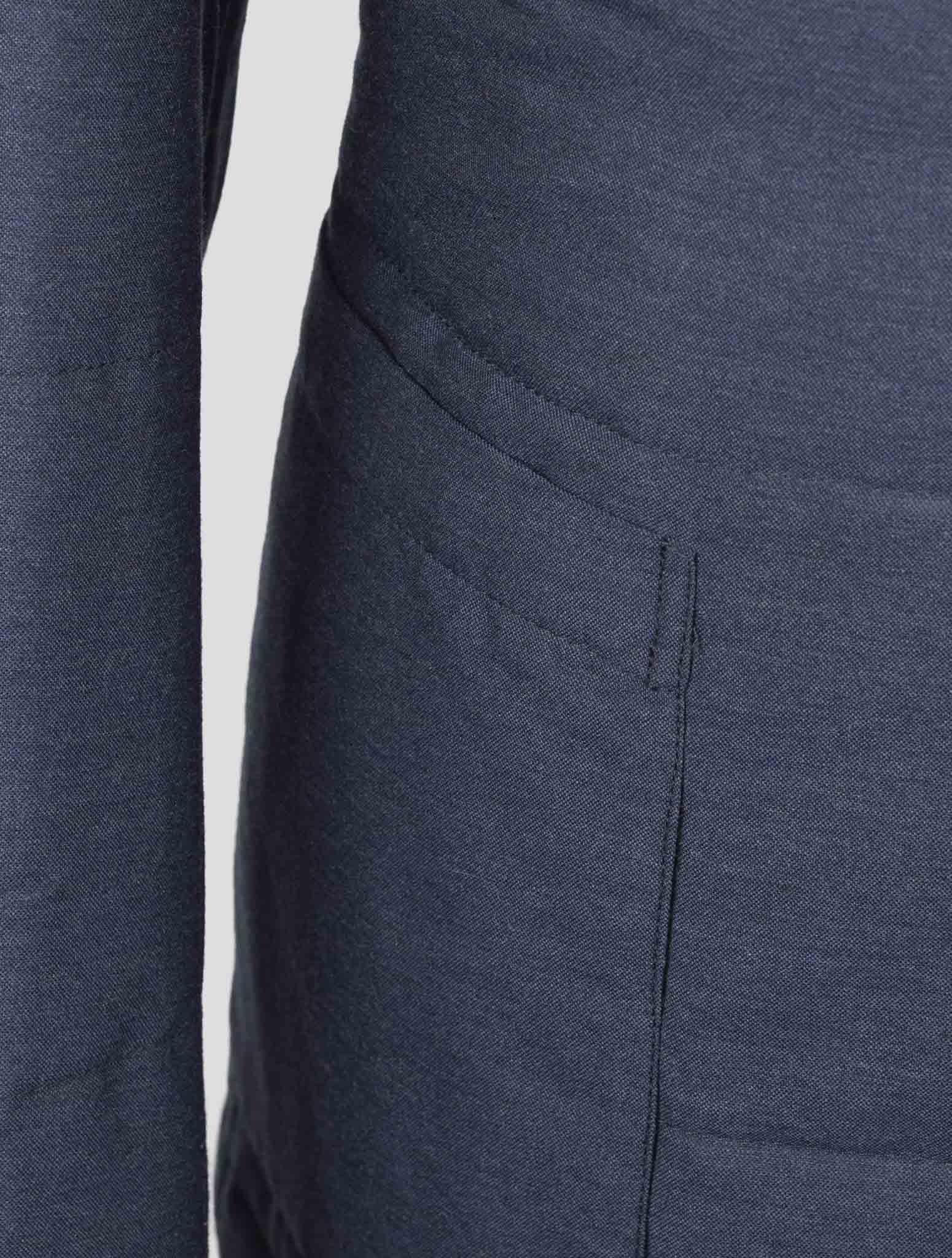 Kiton Blue Cashmere Pa Coat