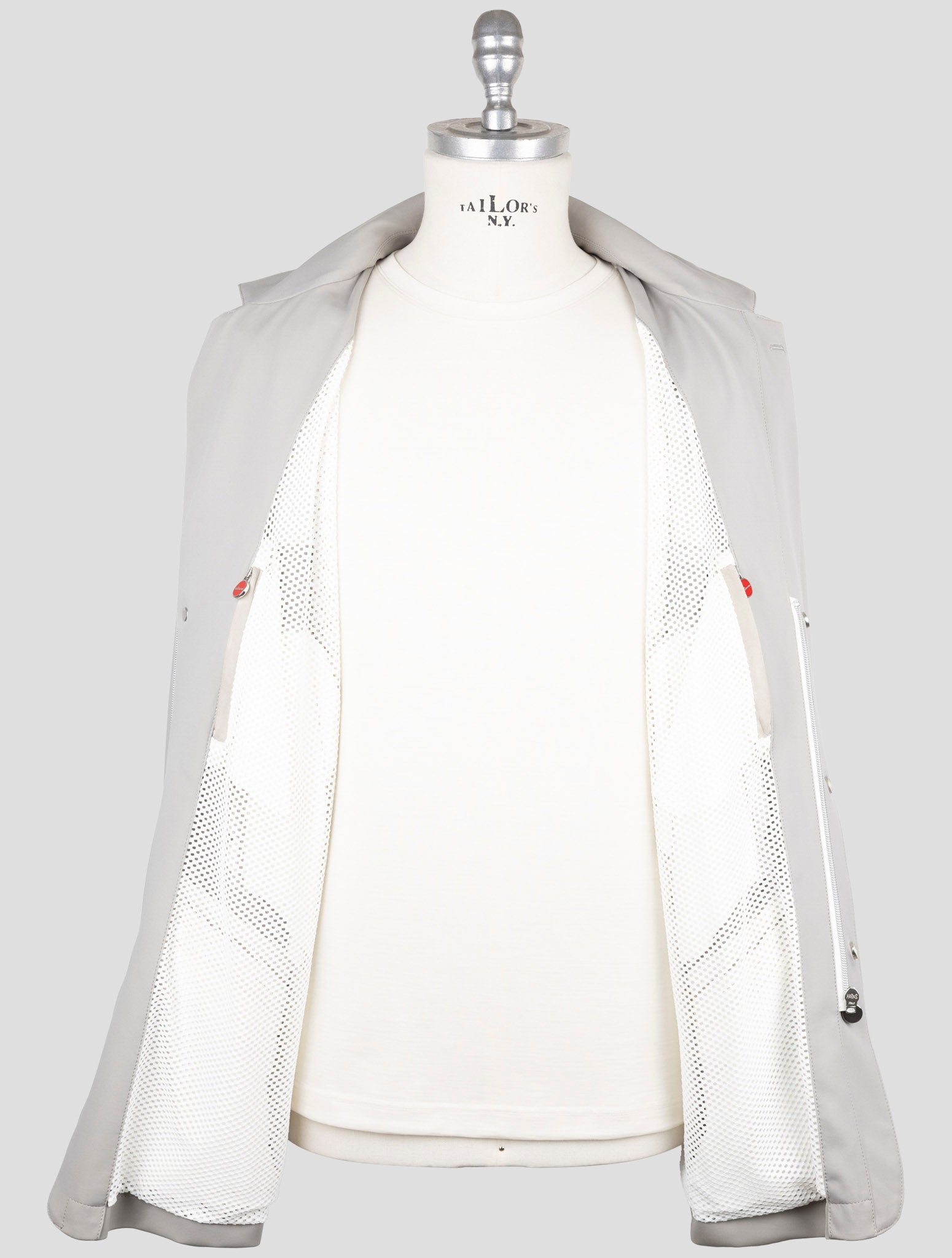 Kiton Gray Pa Ea Coat