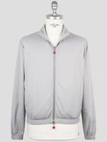 Kiton Gray Pa Modal Cashmere Reverse Coat