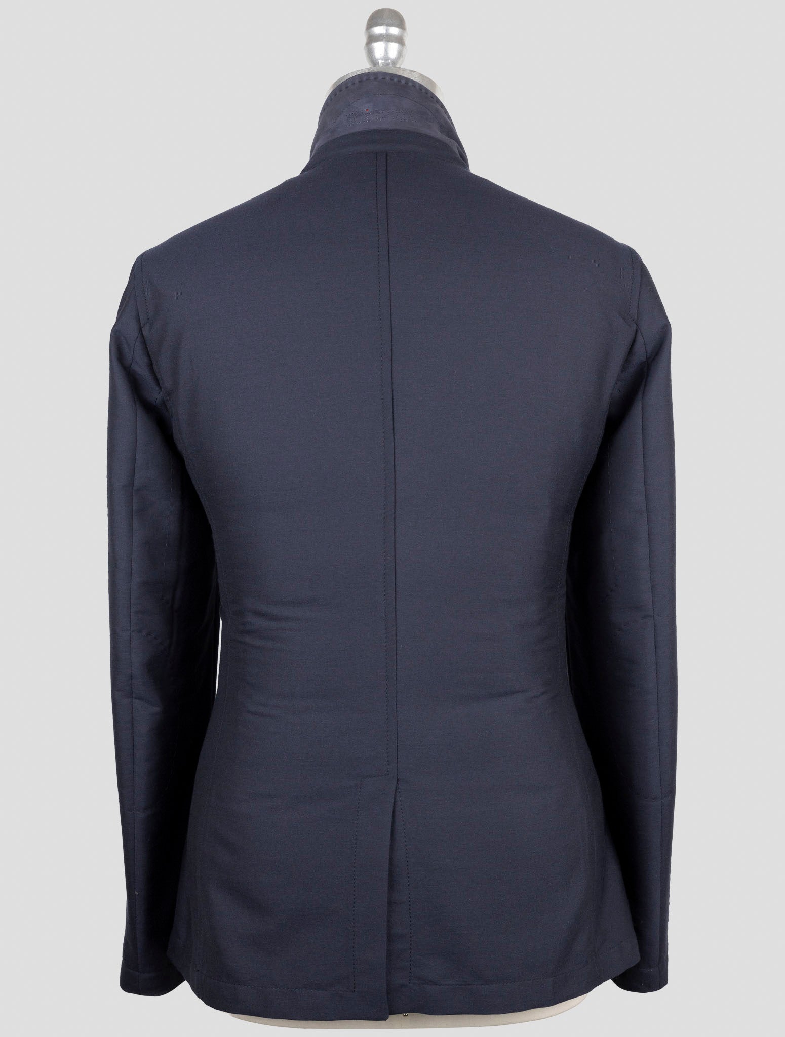 Kiton Dark Blue Cashmere Pa Coat