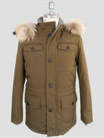 Kiton Green Pl Cotton Coat