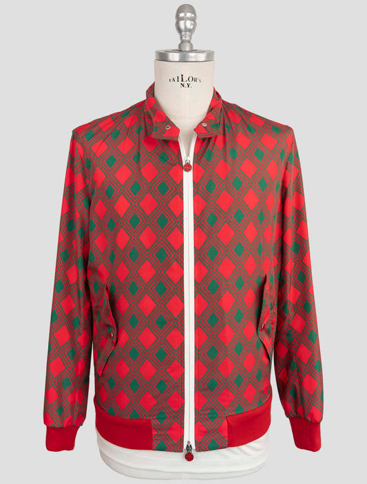 Kiton Red Green Pl Coat