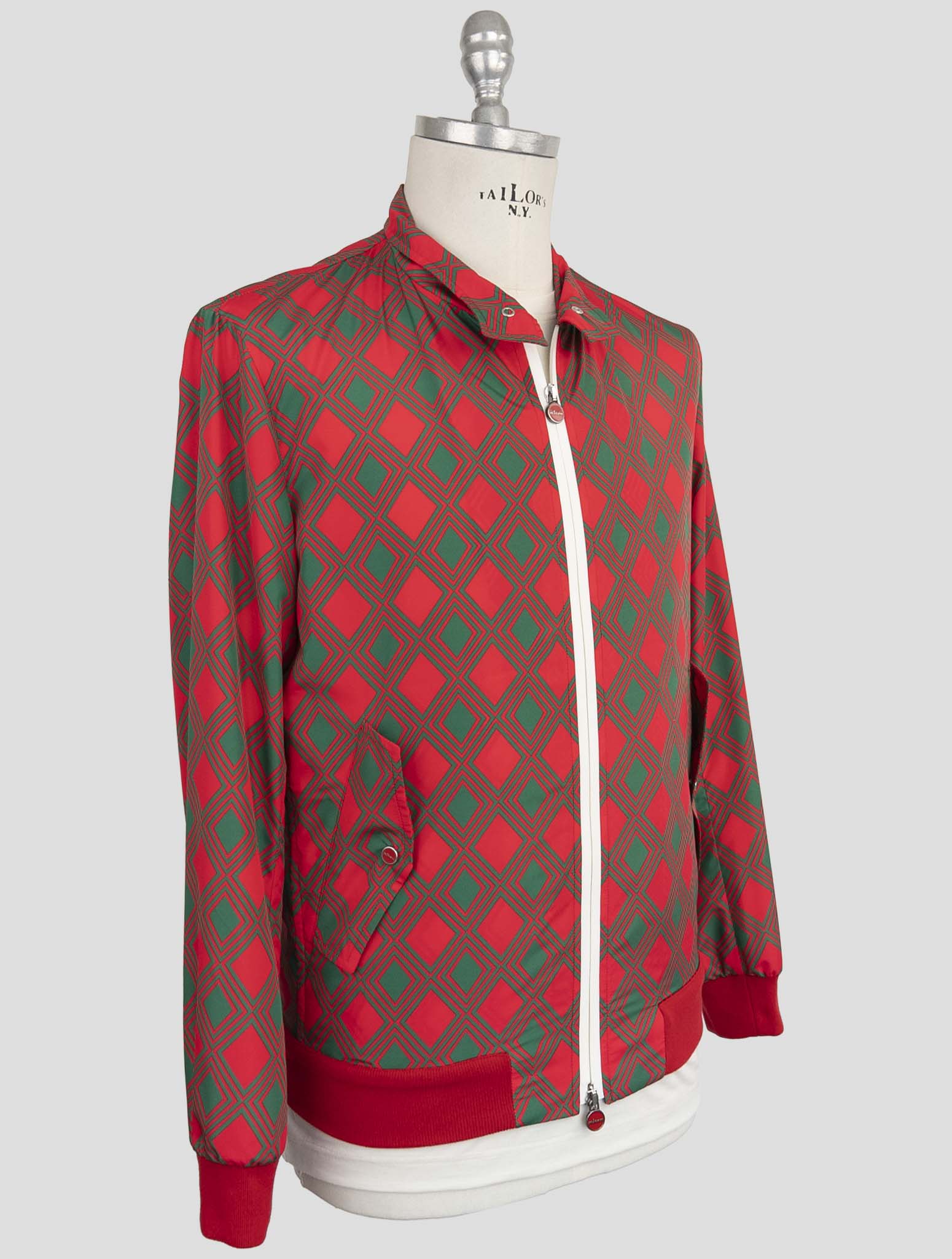 Kiton Red Green Pl Coat