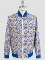 Kiton Blue Beige Pl Coat