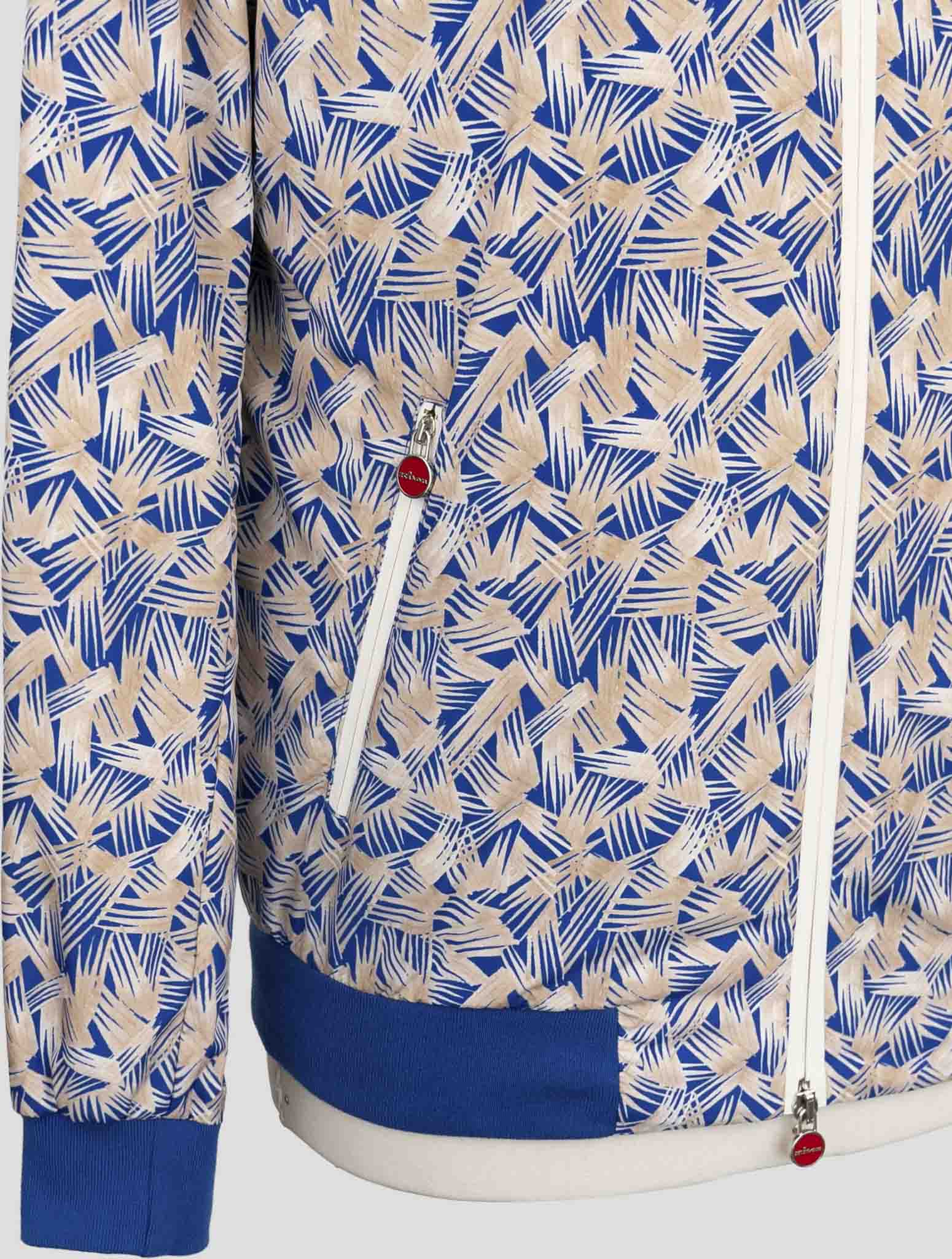 Kiton Blue Beige Pl Coat