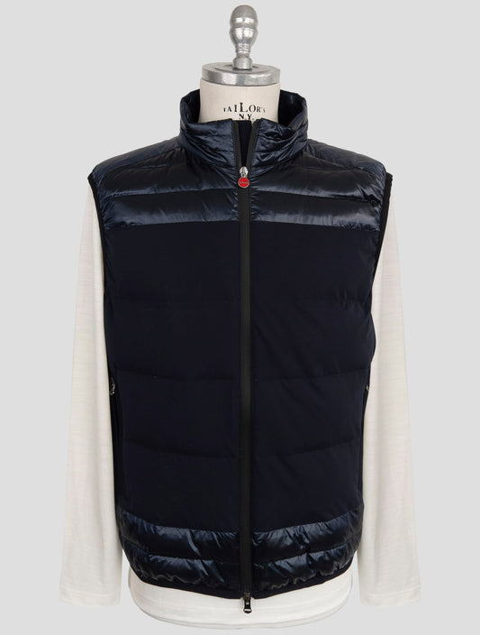 Kiton Blue Pa Ea Pu Coat Gilet