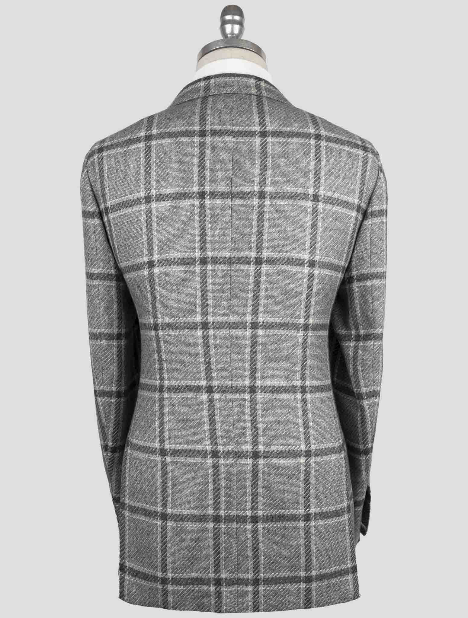 Kiton Gray Cashmere Blazer