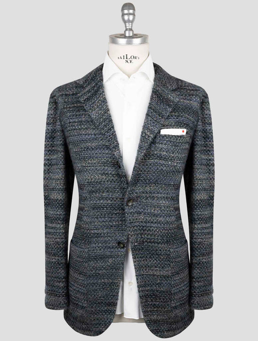 Kiton Multicolor Cashmere Silk Blazer