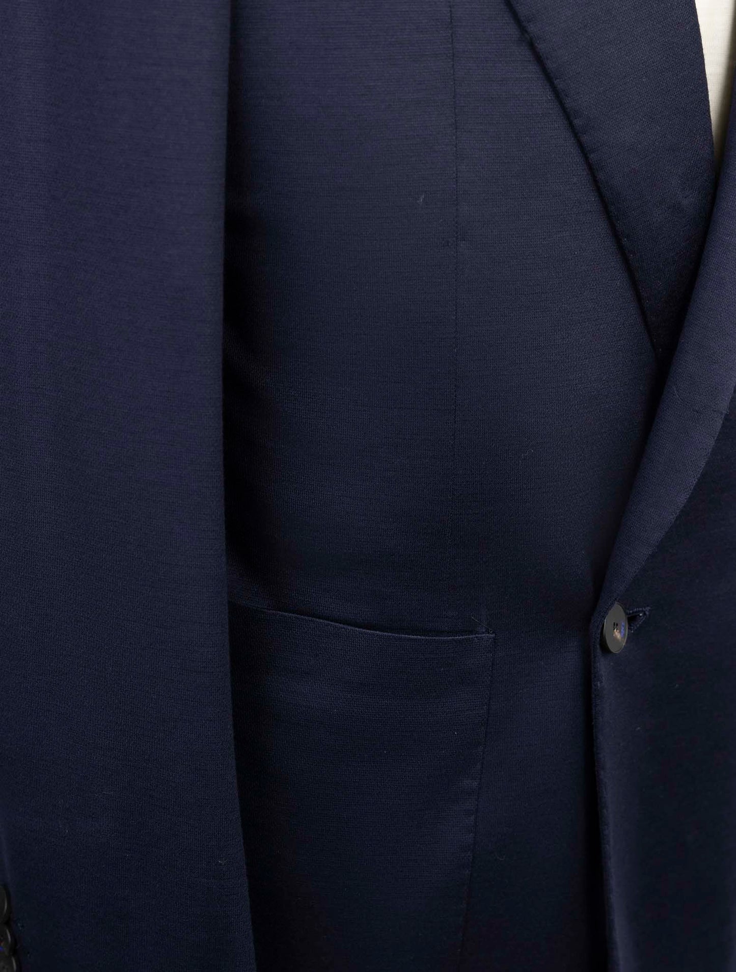Kiton Knt Blue Wool Blazer