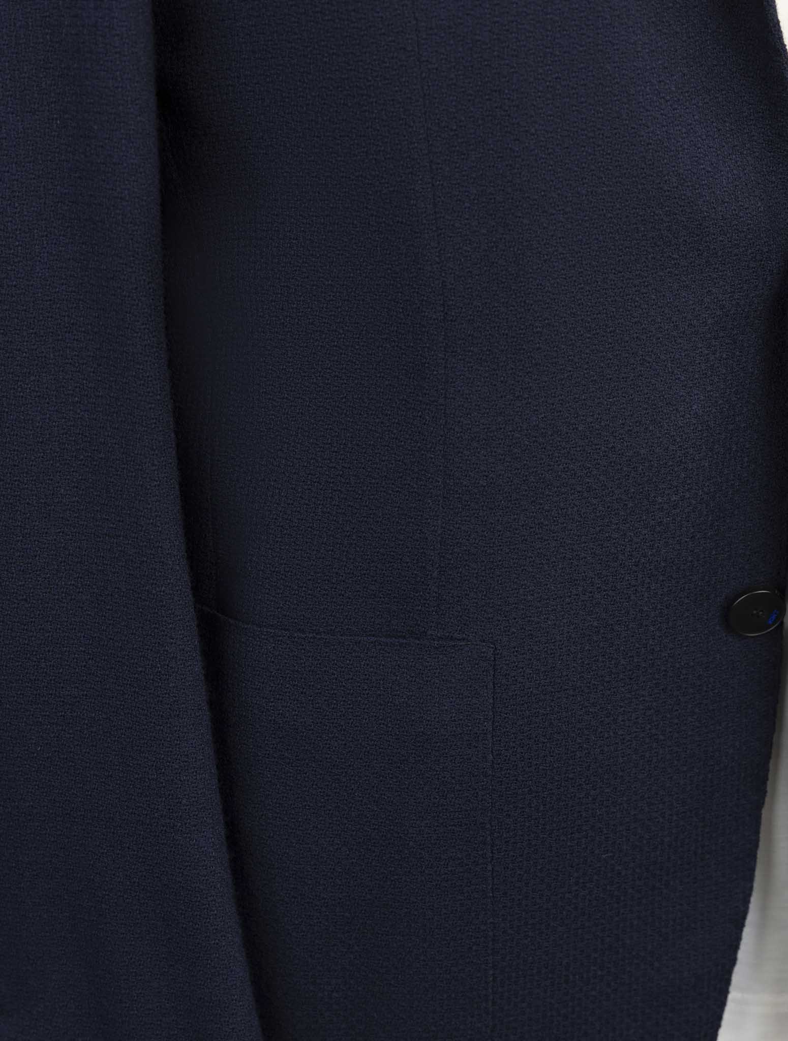 Kiton Knt Blue Virgin Wool Ea Blazer