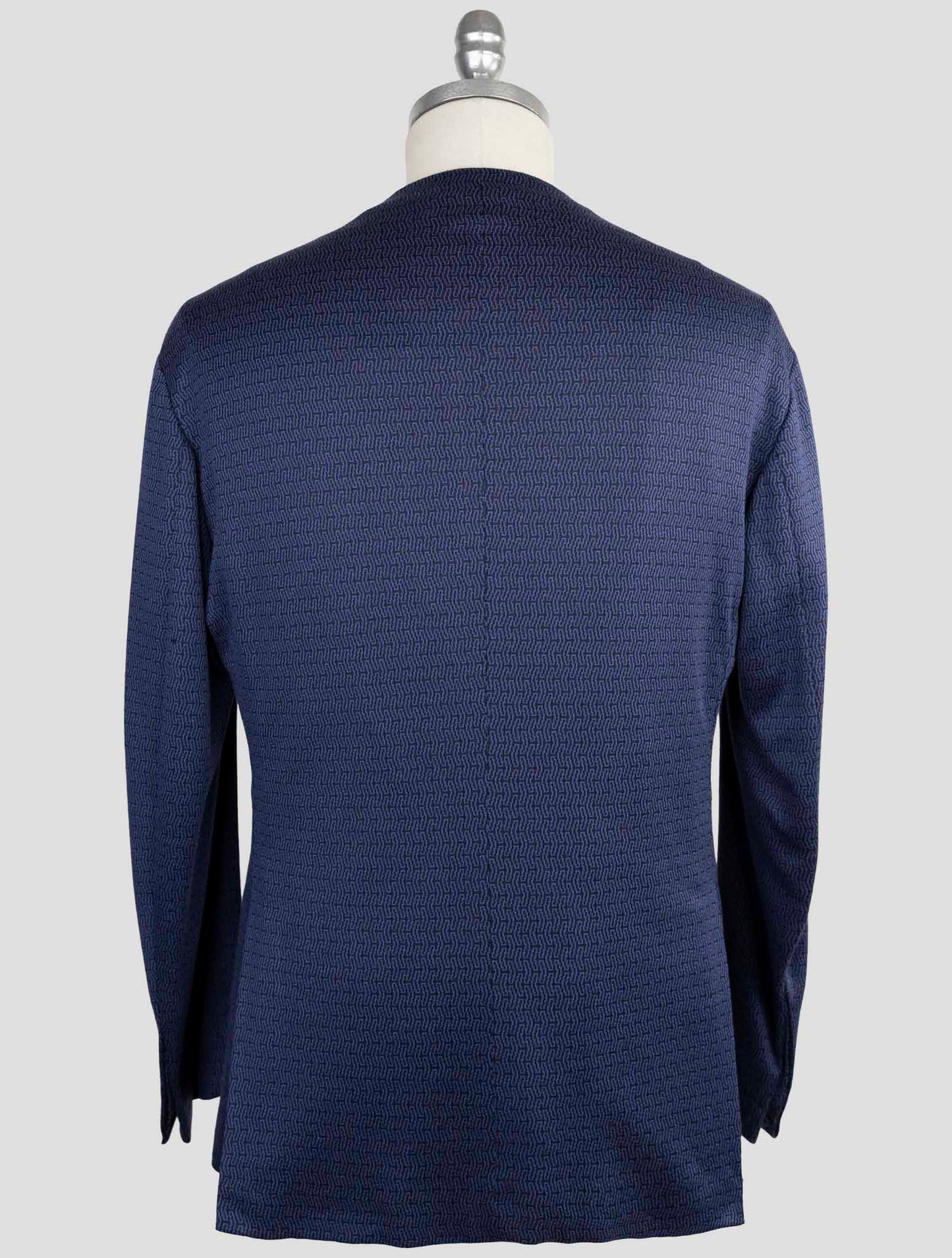 Kiton Knt Blue Cotton Cashmere Pa Blazer