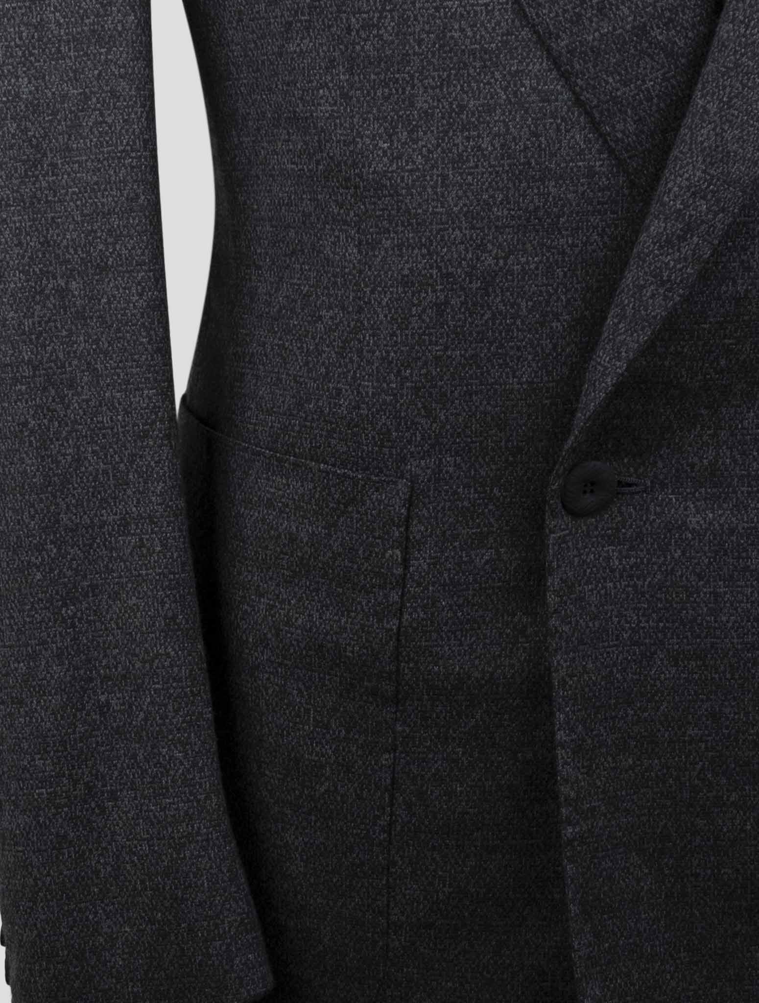 Kiton Knt Gray Wool Double Breasted Suit