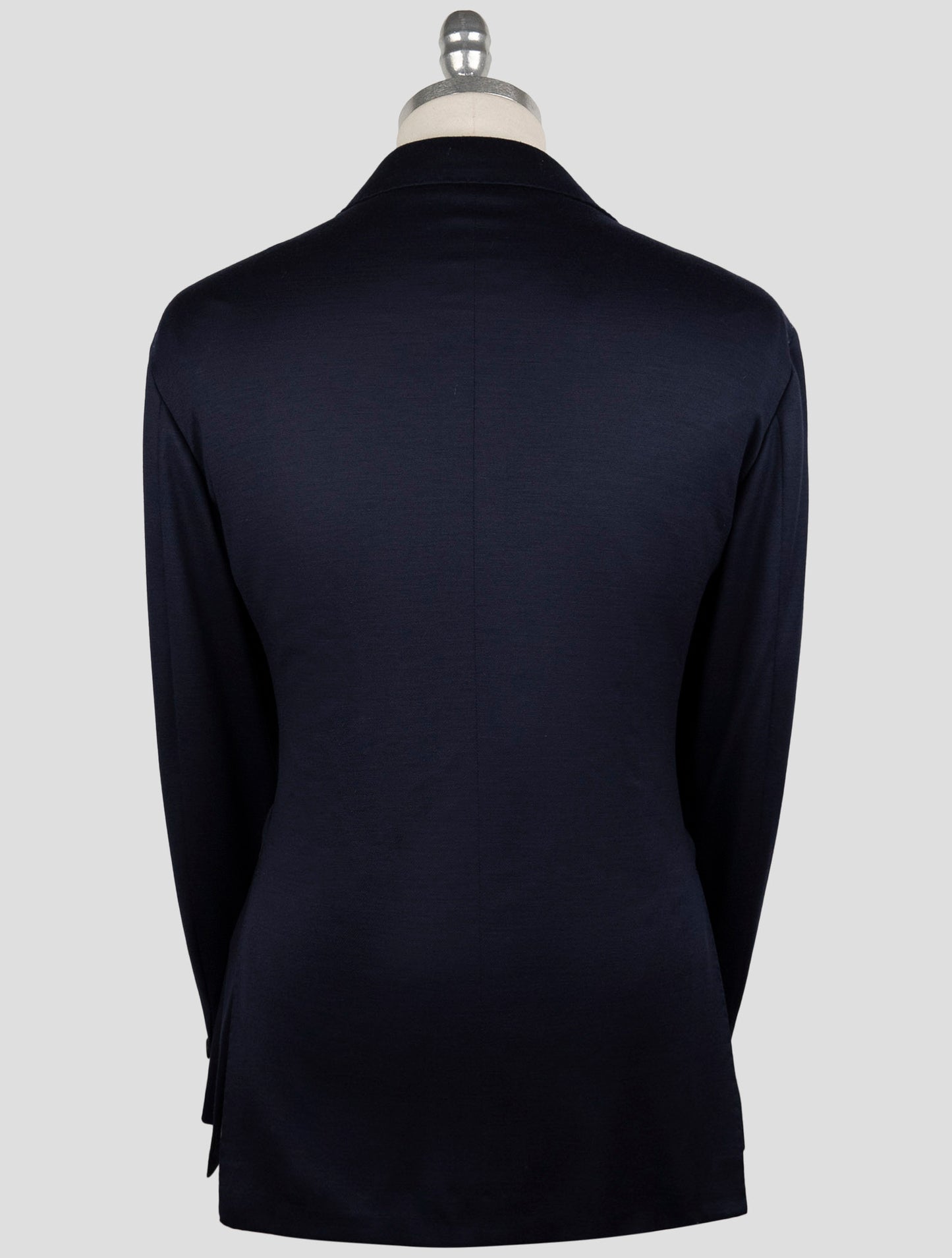 Kiton Knt Blue Wool Double Breasted Suit