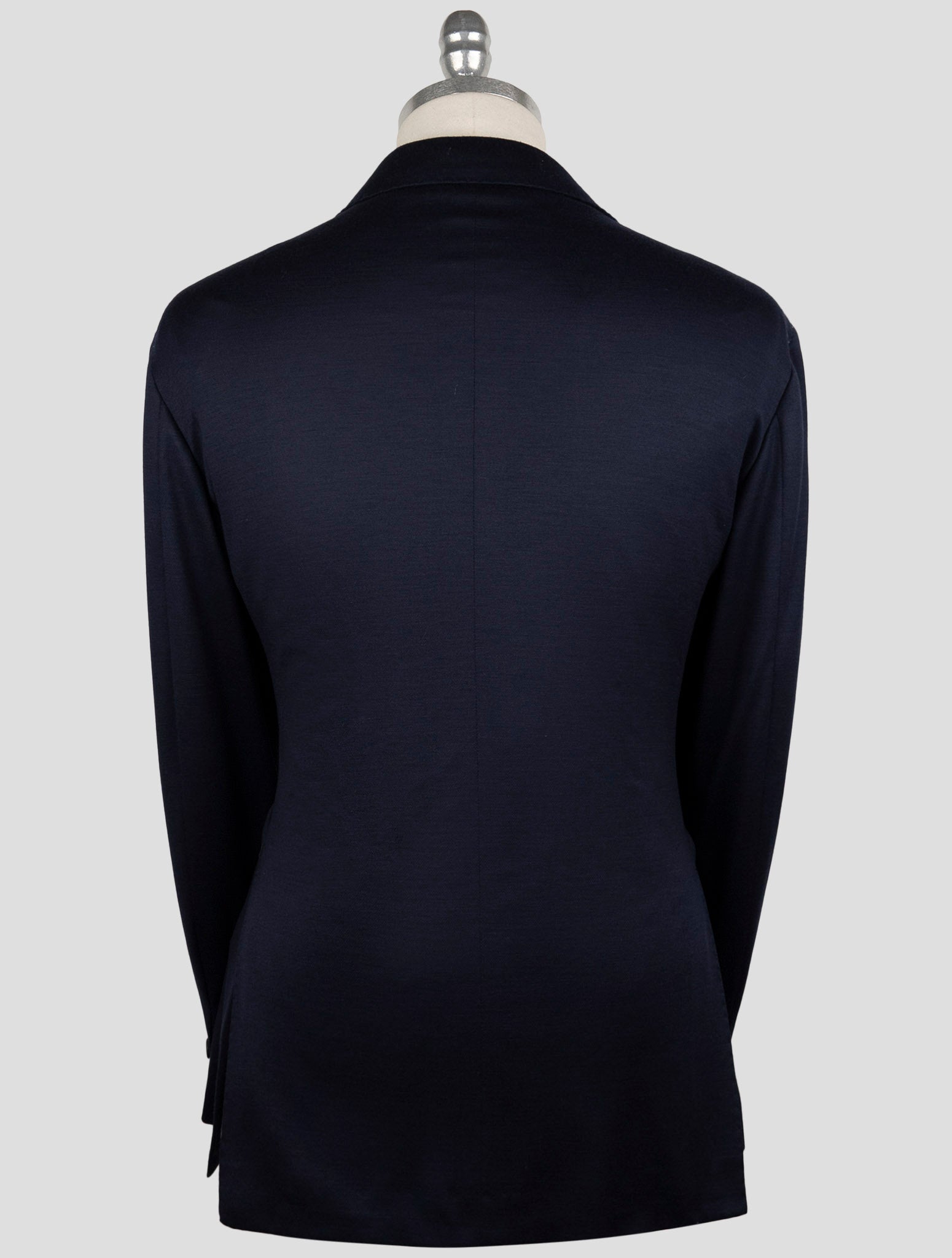Kiton Knt Blue Wool Double Breasted Suit