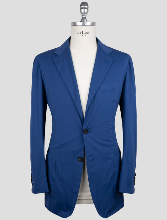 Kiton Knt Blue Pa Ea Double Breasted Suit