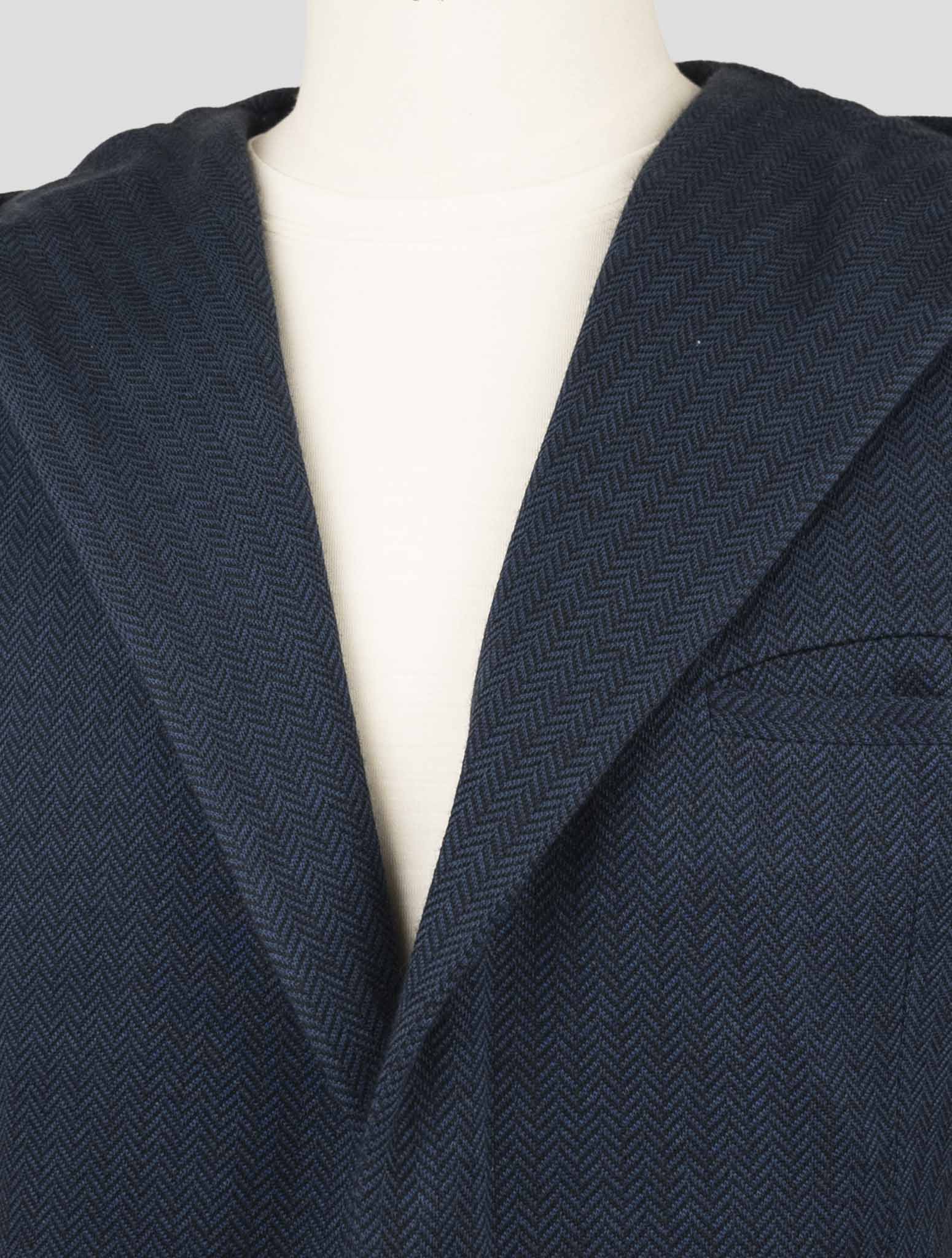 Kiton Knt Blue Cashmere Cotton Suit