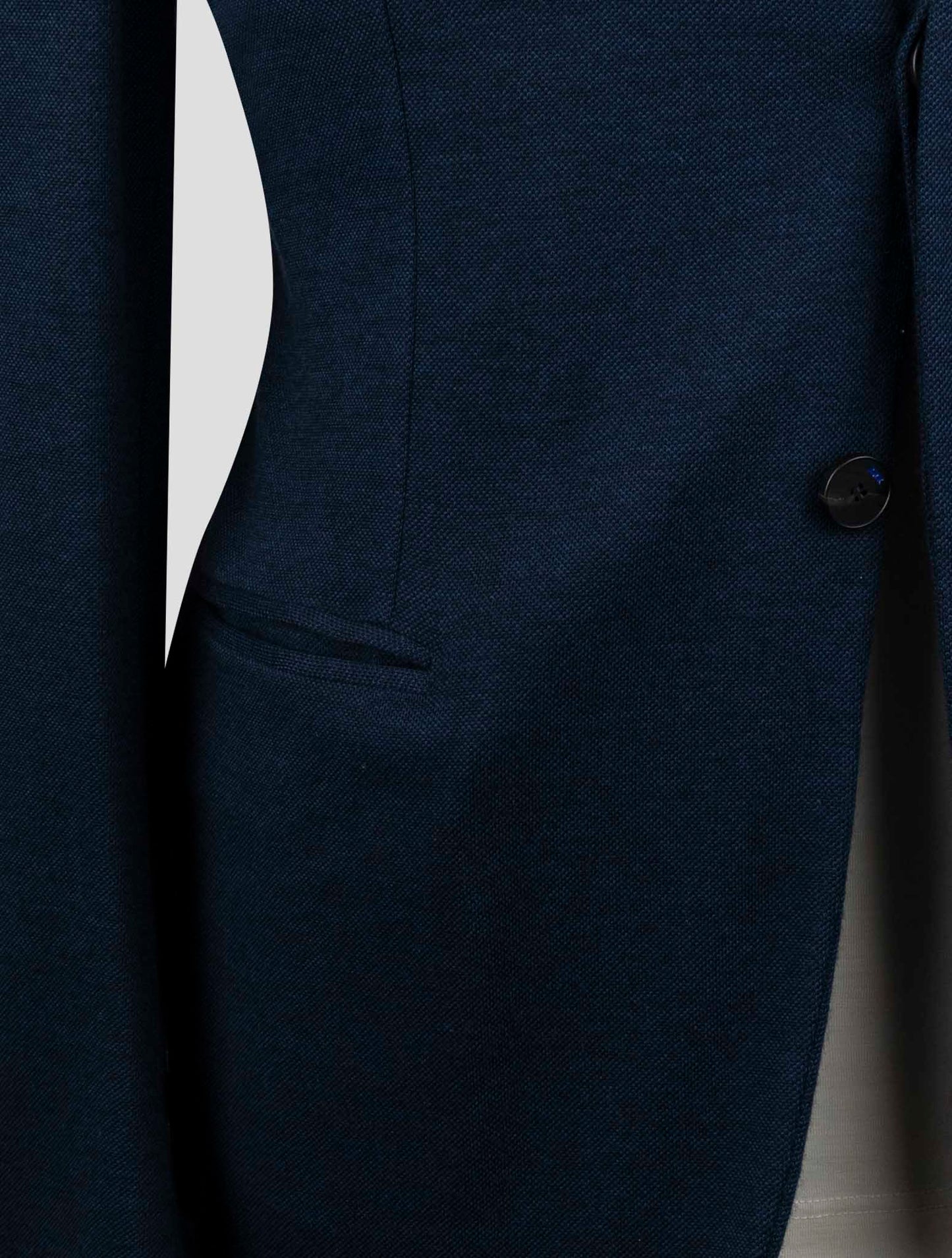 Kiton Knt Blue Cashmere Cotton Suit