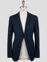 Kiton Knt Blue Cashmere Cotton Silk Suit