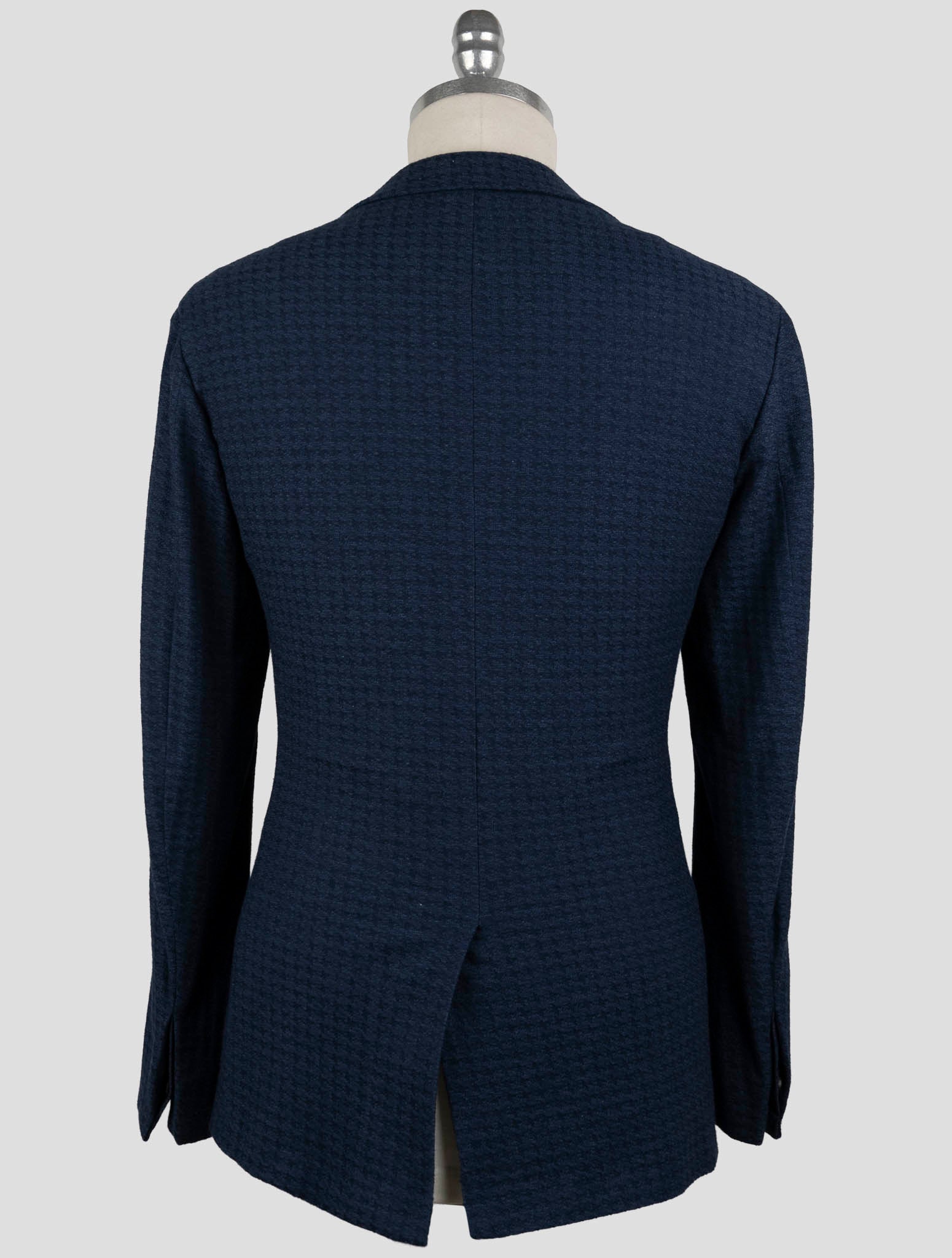 Kiton Knt Blue Cashmere Cotton Silk Suit