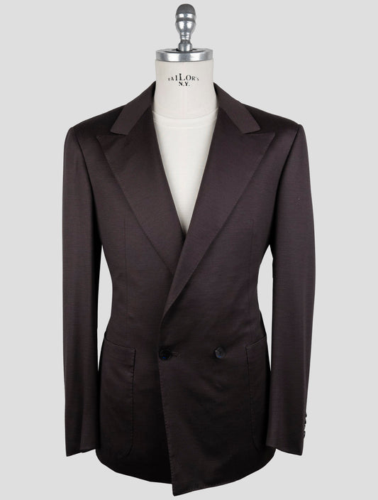 Kiton Knt brown Wool Suit