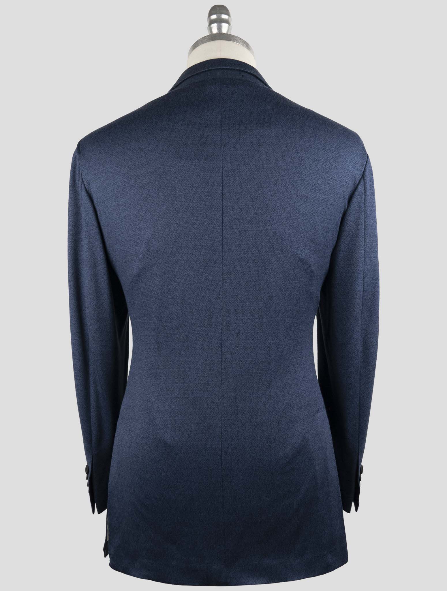 Kiton Knt Blue Wool Suit