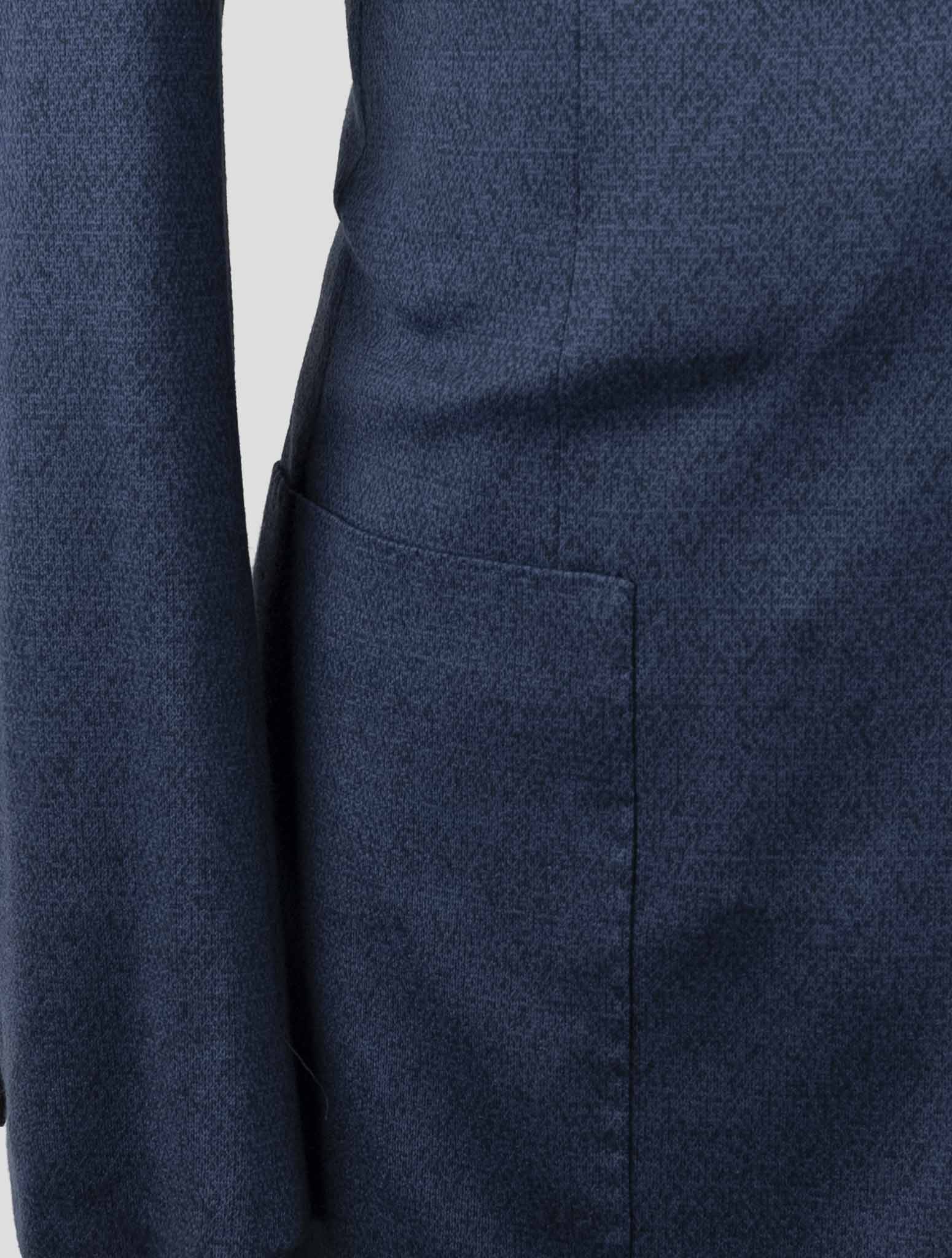 Kiton Knt Blue Wool Suit