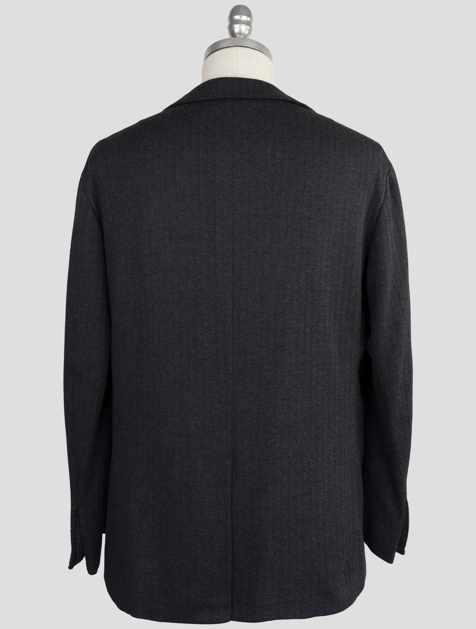 Kiton Knt Gray Cashmere Cotton Suit