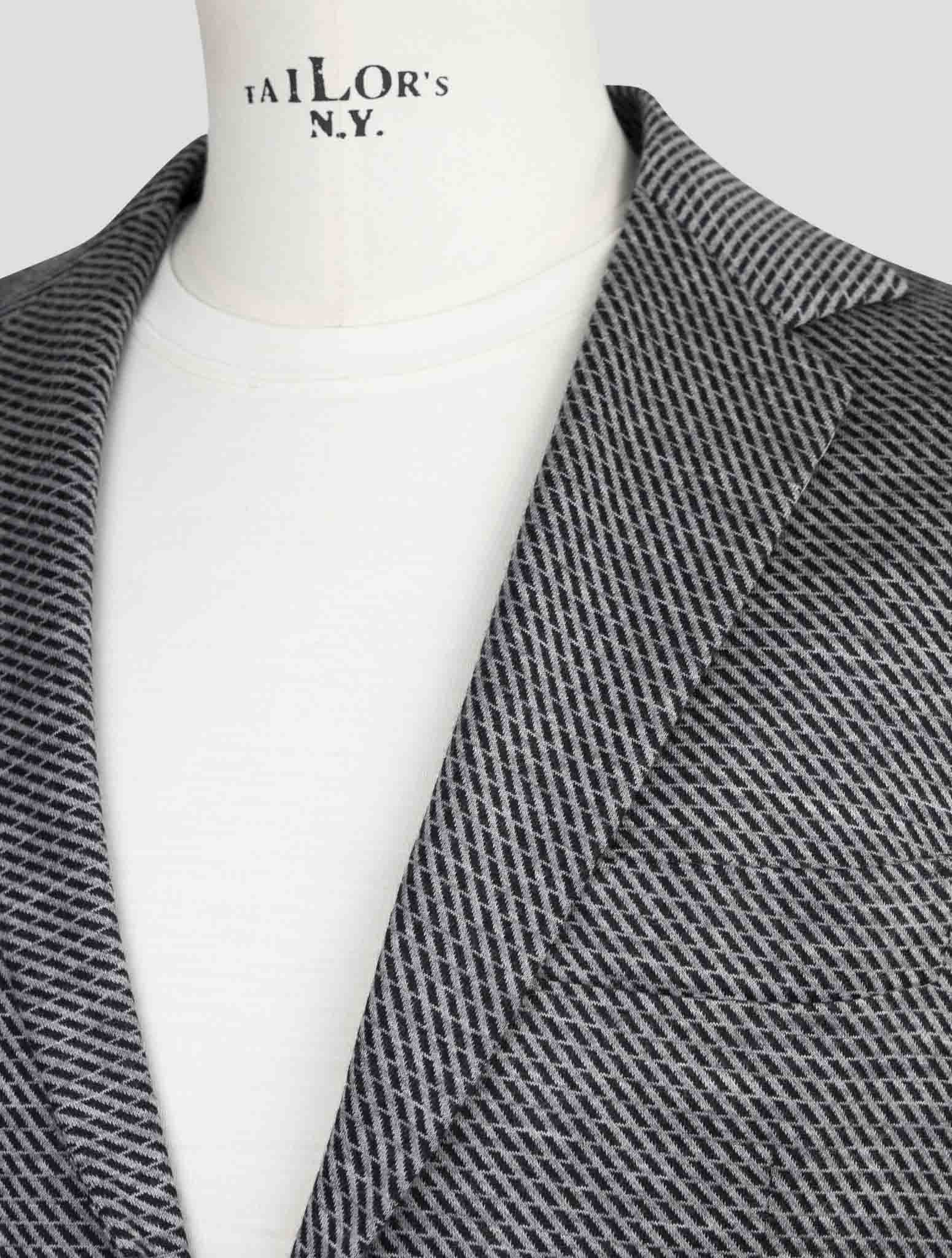 Kiton Knt Gray Cashmere Wool Pl Suit