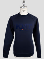 Kiton Knt Blue Viscose Ea Sweater Crewneck
