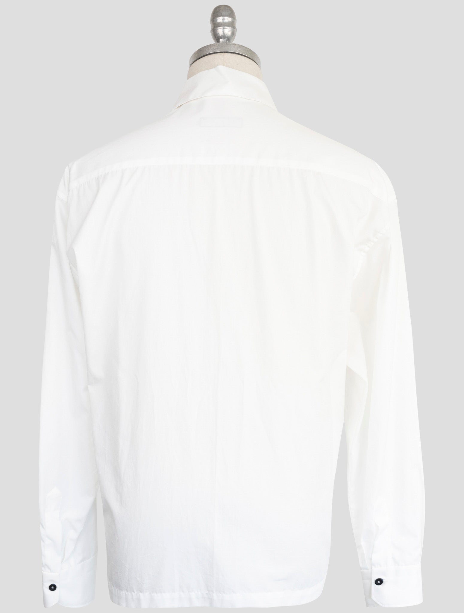 kiton Knt White Cotton Shirt