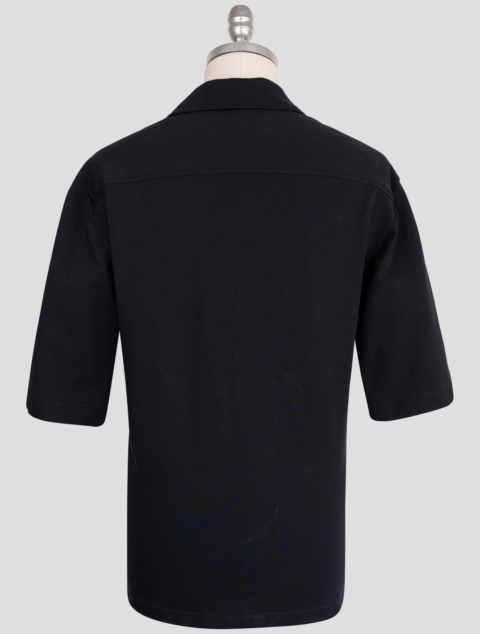 kiton Knt Blue Cotton Ea Shirt