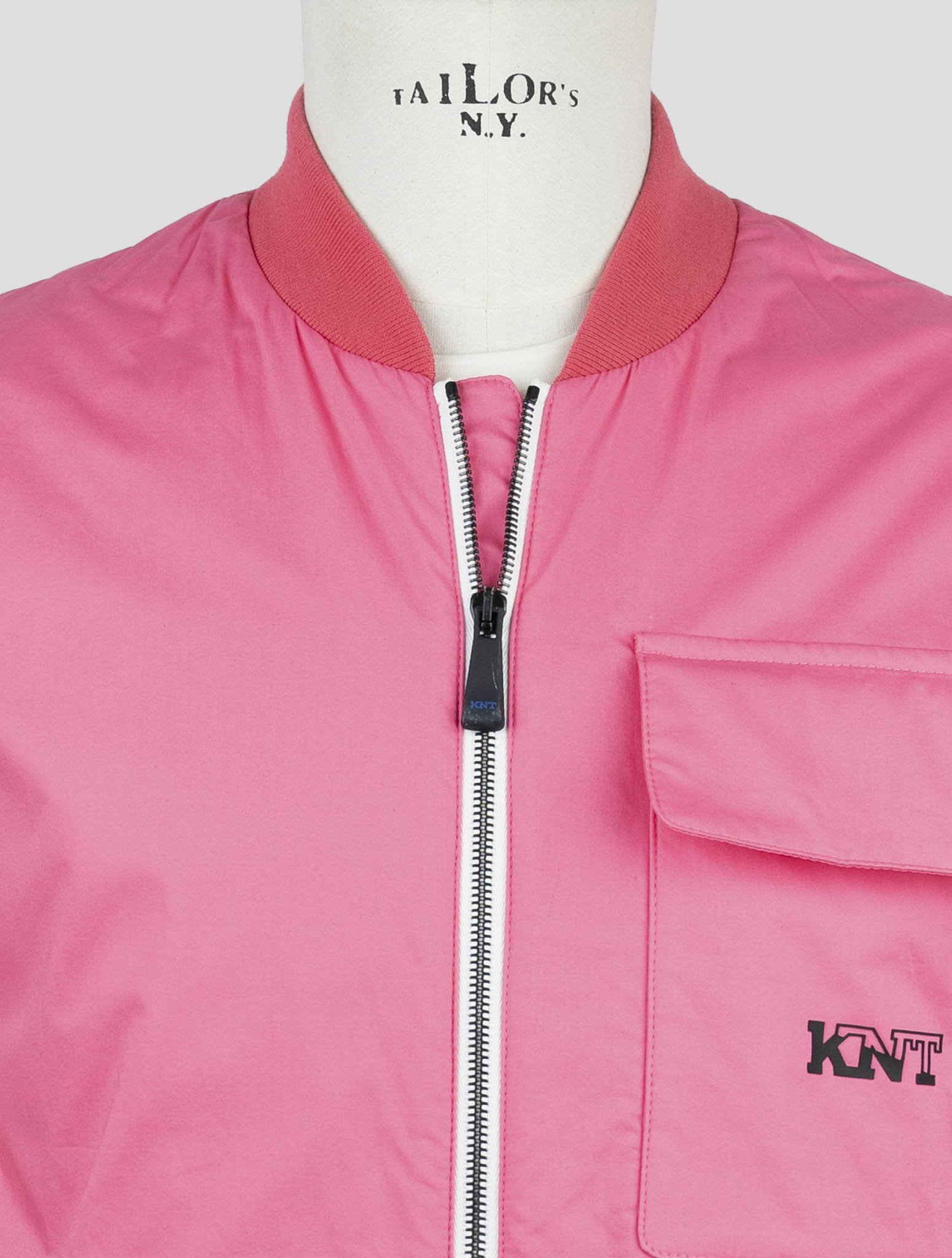 Kiton Knt Pink Cotton Coat Gilet
