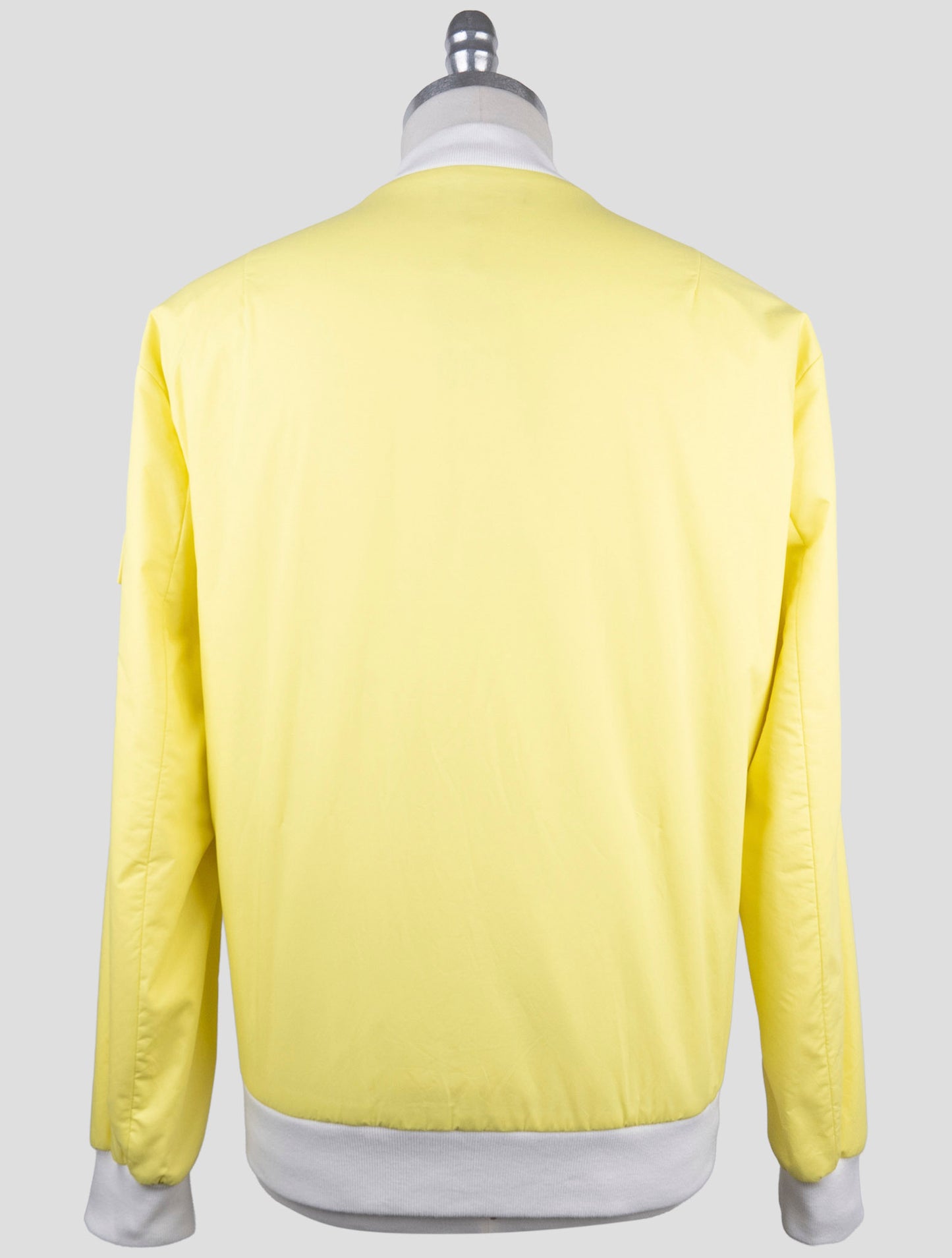 Kiton Knt Yellow Cotton Coat