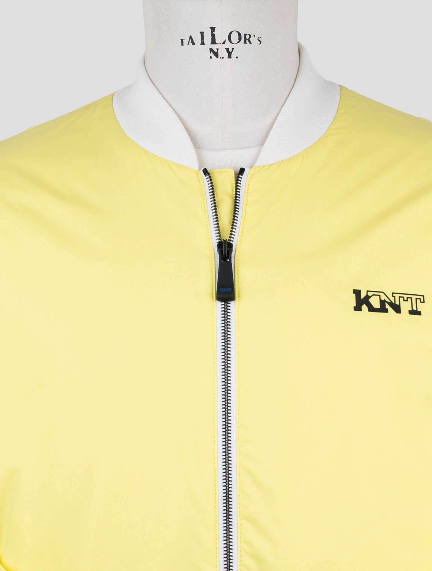 Kiton Knt Yellow Cotton Coat