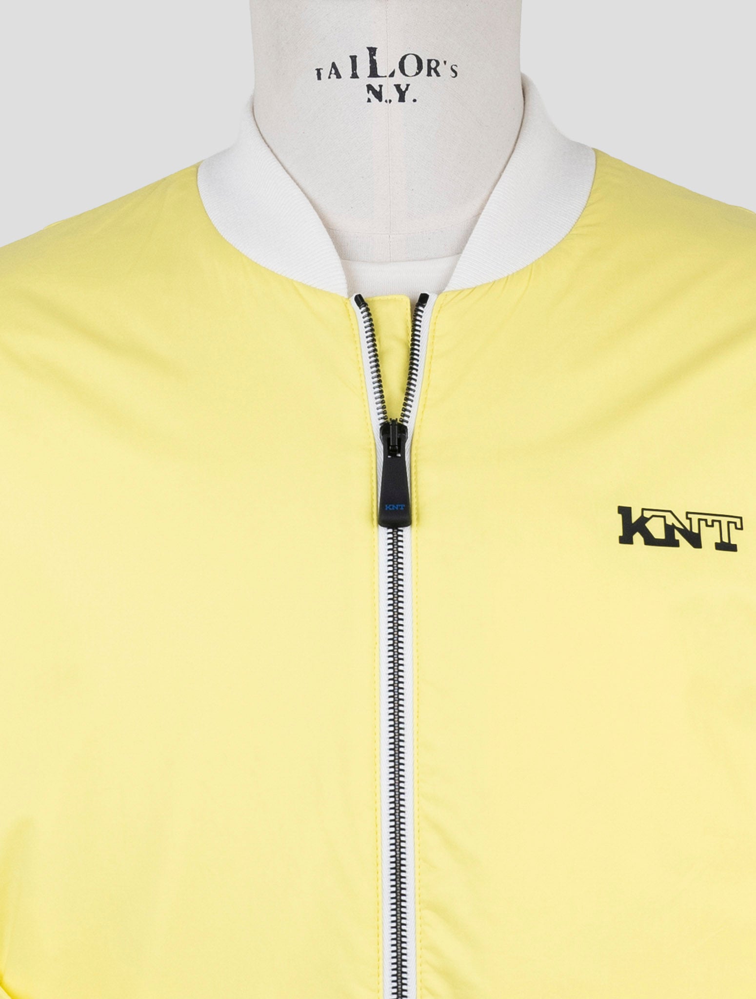 Kiton Knt Yellow Cotton Coat