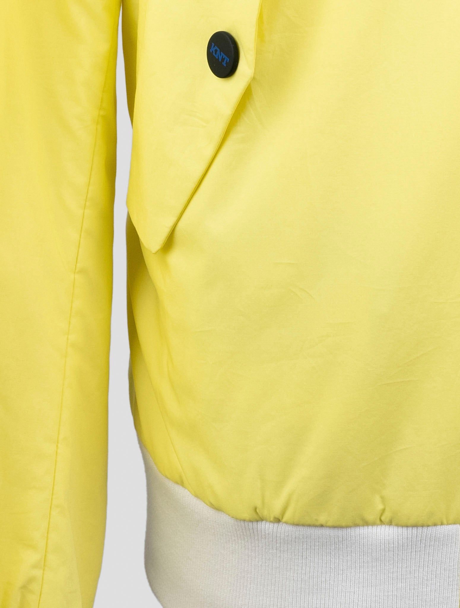 Kiton Knt Yellow Cotton Coat