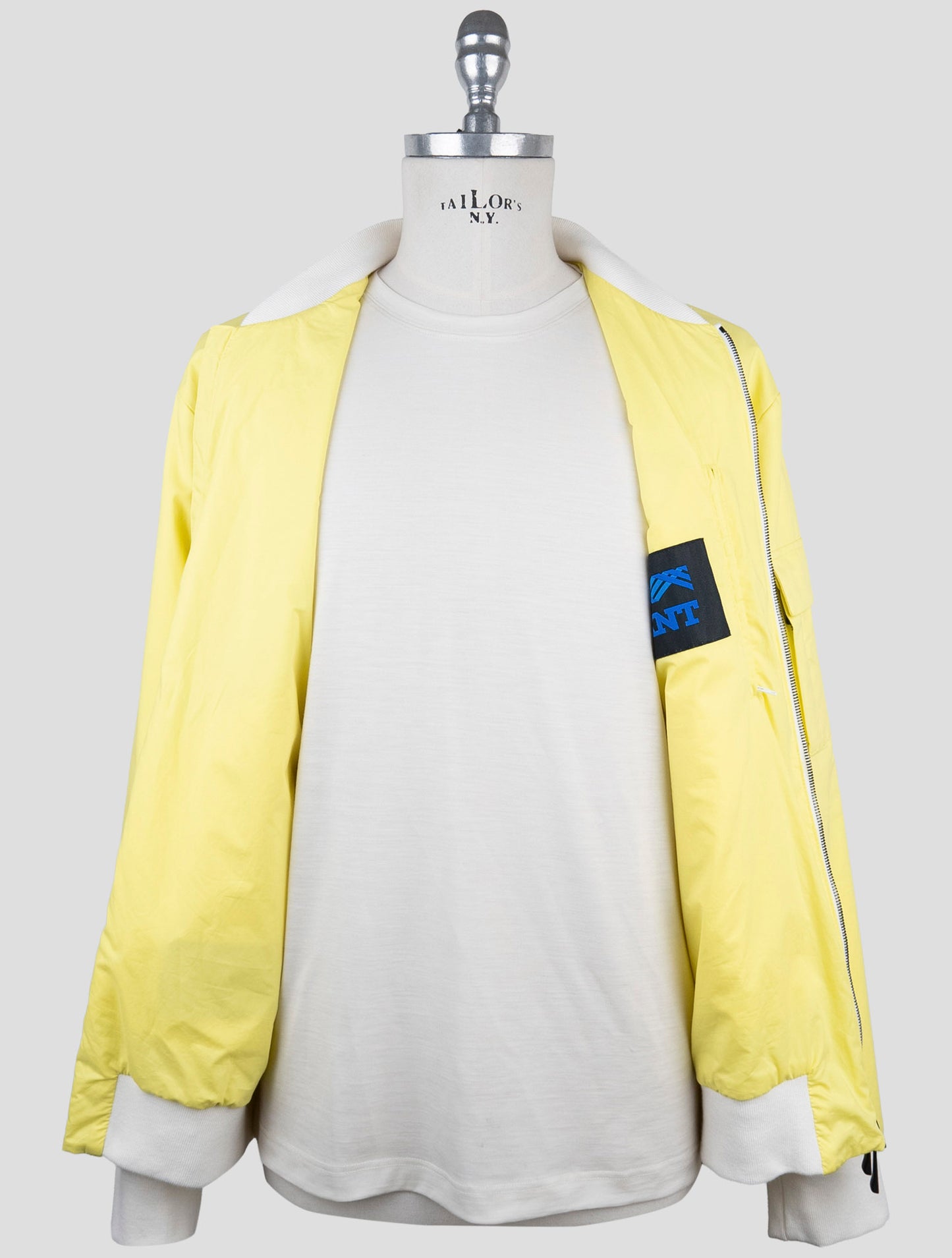 Kiton Knt Yellow Cotton Coat