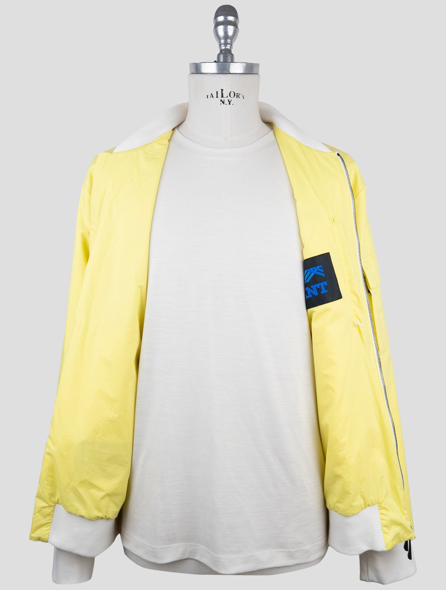 Kiton Knt Yellow Cotton Coat