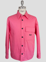 Kiton Knt pink Cotton Overcoat