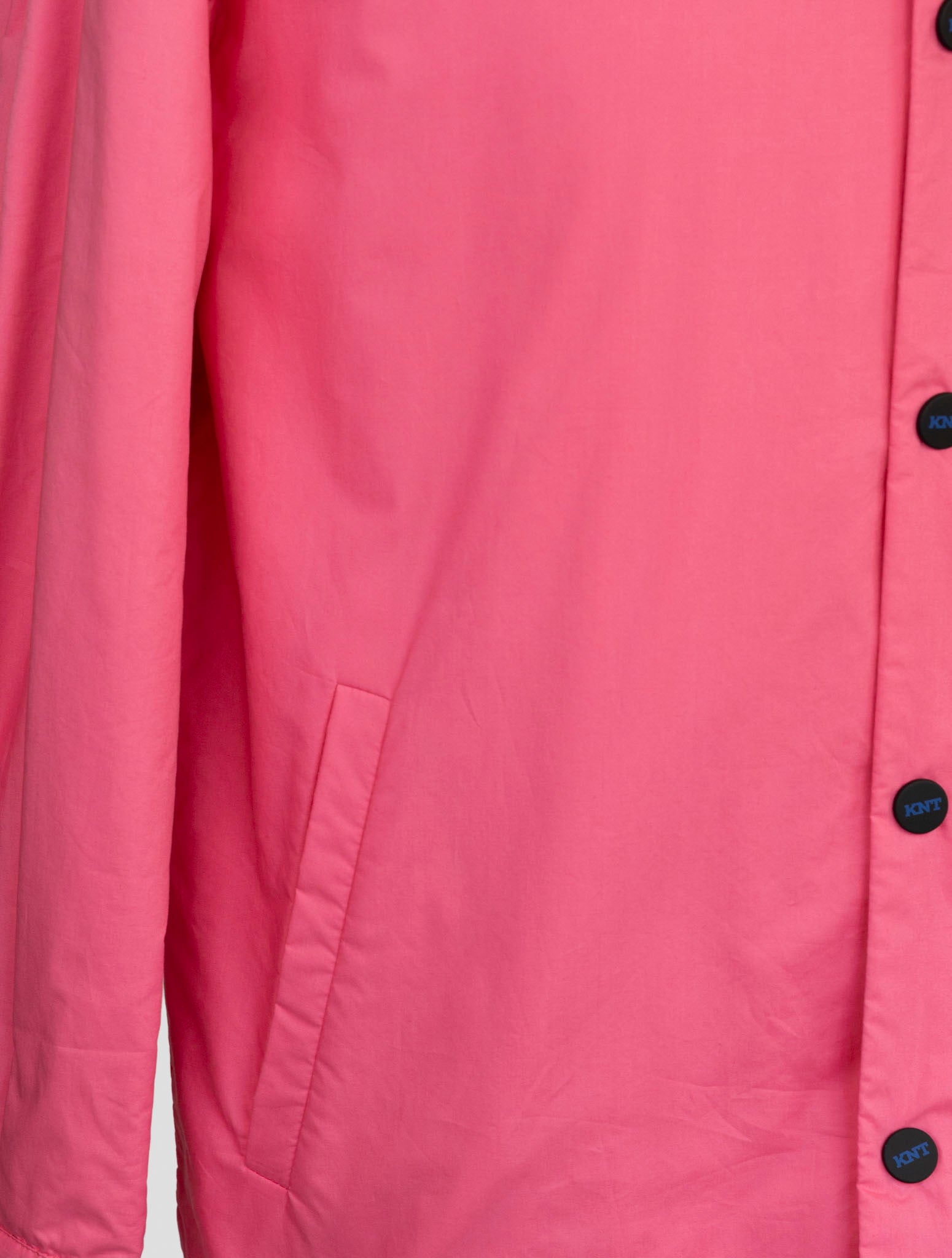 Kiton Knt pink Cotton Overcoat