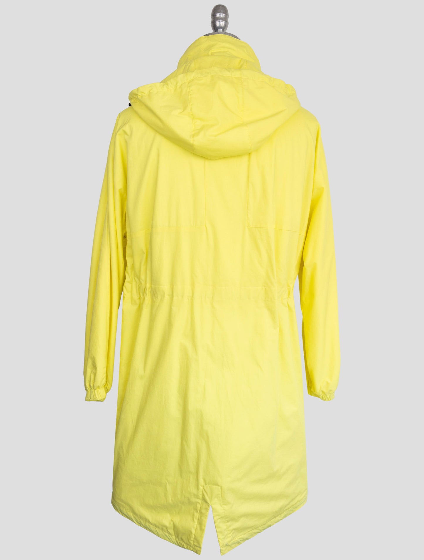 Kiton Knt Yellow Cotton Overcoat